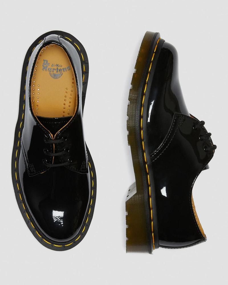 Zapatos Oxford Dr Martens 1461 Charol Cuero Mujer Negros | MX 430NWY